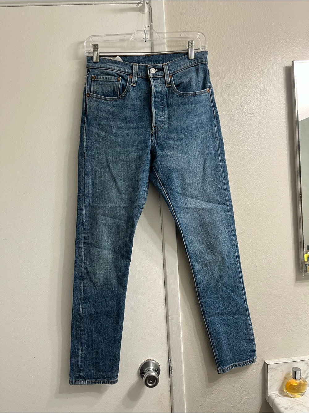 Levi's Women's Skinny Jeans in Medium Blue Wash